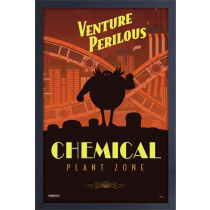 Sonic the Hedgehog - Chemical Plant Zone (11"x17" Gel-Coat) (Order in multiples of 6, mix and match styles)