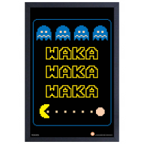 Pac-Man - Waka-Waka Retro (11"x17" Gel-Coat) (Order in multiples of 6, mix and match styles)