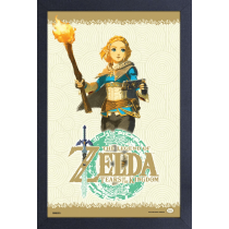 Zelda - TotK - Zelda with Torch  (11"x17" Gel-Coat) (Order in multiples of 6, mix and match styles)