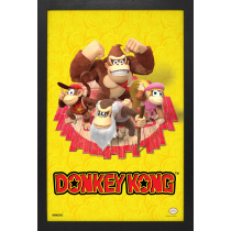Donkey Kong - DK & Friends (11"x17" Gel-Coat) (Order in multiples of 6, mix and match styles)