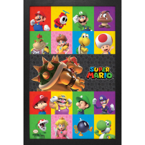 Super Mario - 3D World - Friends & Foes (11"x17" Gel-Coat) (Order in multiples of 6, mix and match styles)
