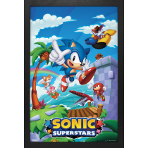 Sonic the Hedgehog - Superstars - Teamwork (11"x17" Gel-Coat) (Order in multiples of 6, mix and match styles)